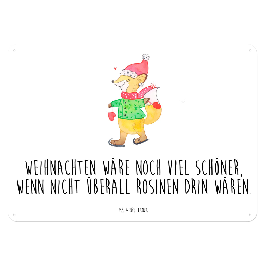 Blechschild Fuchs  Schlittschuhe Wandschild Metall, Blechschild Zum Aufhängen, Blechschild Groß, Türschild Metall, Blechschild Für Frauen, Blechschild Für Männer, Blechschild Büro, Dekoschild Metall, Blechschild Küche, Blechschild, Advent, Heiligabend, Nikolaus, Wintermotiv, Weihnachtsdeko, Winter, Weihnachten, Tannenbaum, Weihnachtsmann, Weihnachtstage, Weihnachtsbaum, Weihnachtszeit