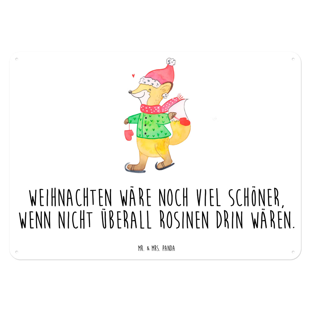 Blechschild Fuchs  Schlittschuhe Wandschild Metall, Blechschild Zum Aufhängen, Blechschild Groß, Türschild Metall, Blechschild Für Frauen, Blechschild Für Männer, Blechschild Büro, Dekoschild Metall, Blechschild Küche, Blechschild, Advent, Heiligabend, Nikolaus, Wintermotiv, Weihnachtsdeko, Winter, Weihnachten, Tannenbaum, Weihnachtsmann, Weihnachtstage, Weihnachtsbaum, Weihnachtszeit