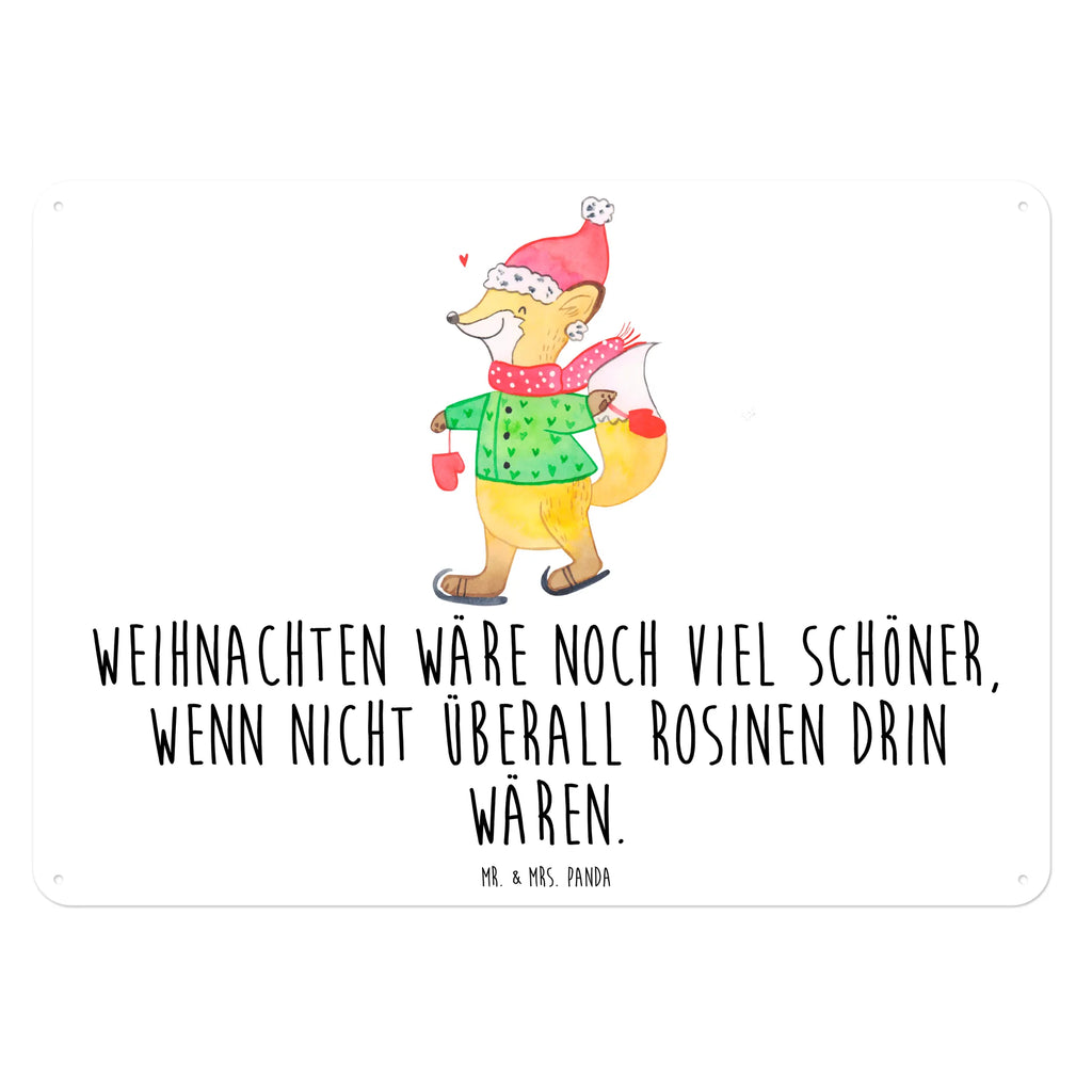 Blechschild Fuchs  Schlittschuhe Wandschild Metall, Blechschild Zum Aufhängen, Blechschild Groß, Türschild Metall, Blechschild Für Frauen, Blechschild Für Männer, Blechschild Büro, Dekoschild Metall, Blechschild Küche, Blechschild, Advent, Heiligabend, Nikolaus, Wintermotiv, Weihnachtsdeko, Winter, Weihnachten, Tannenbaum, Weihnachtsmann, Weihnachtstage, Weihnachtsbaum, Weihnachtszeit