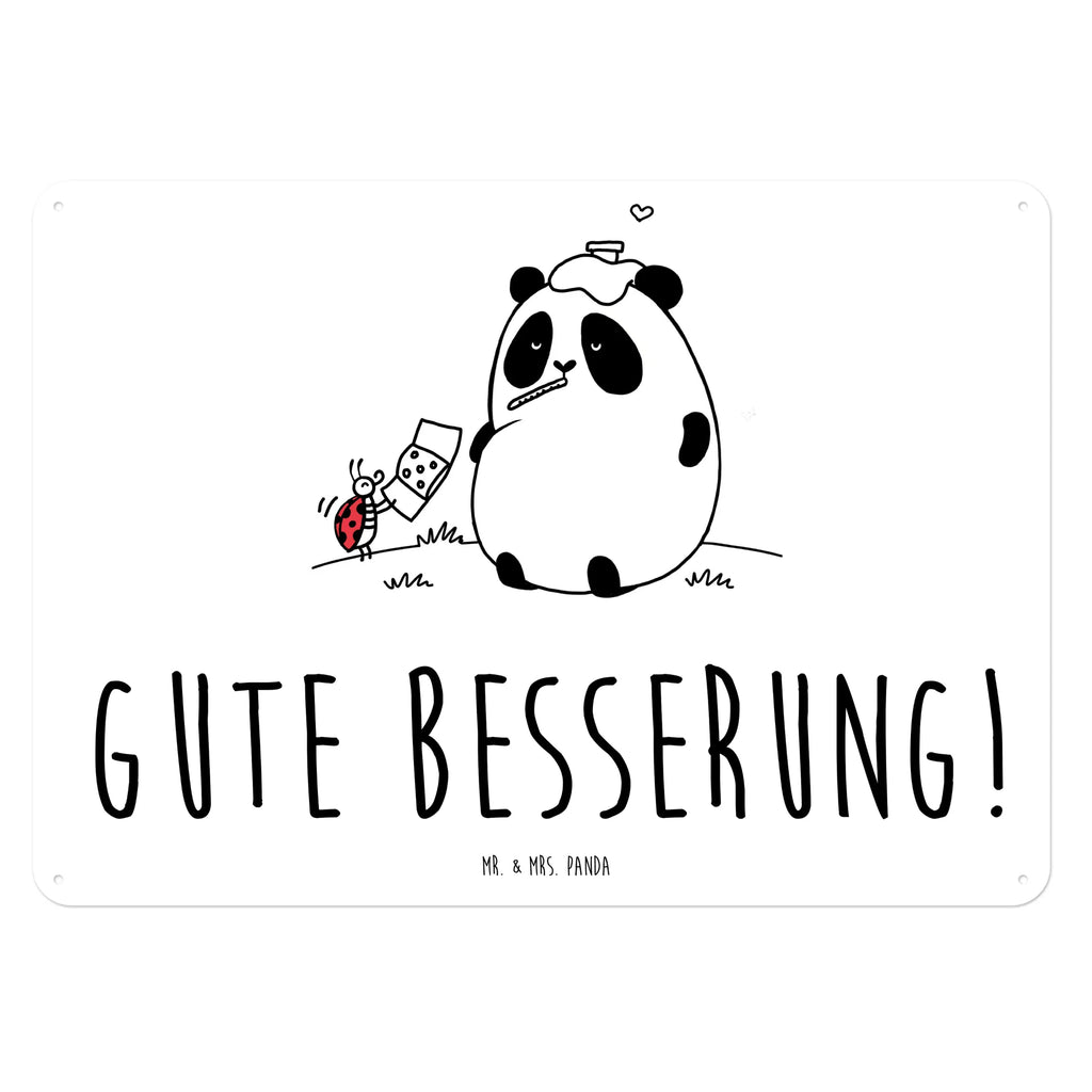 Blechschild Panda Gute Besserung Dekoschild Metall, Blechschild Für Männer, Blechschild, Wandschild Metall, Blechschild Groß, Türschild Metall, Blechschild Büro, Blechschild Zum Aufhängen, Blechschild Küche, Blechschild Für Frauen