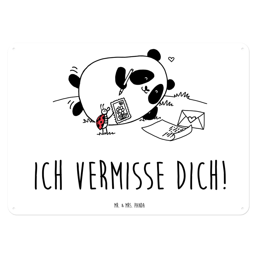 Blechschild Panda Vermissen Blechschild Küche, Blechschild Groß, Blechschild Zum Aufhängen, Blechschild Büro, Türschild Metall, Wandschild Metall, Blechschild Für Frauen, Blechschild Für Männer, Blechschild, Dekoschild Metall