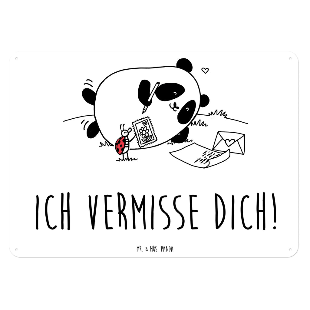 Blechschild Panda Vermissen Blechschild Küche, Blechschild Groß, Blechschild Zum Aufhängen, Blechschild Büro, Türschild Metall, Wandschild Metall, Blechschild Für Frauen, Blechschild Für Männer, Blechschild, Dekoschild Metall