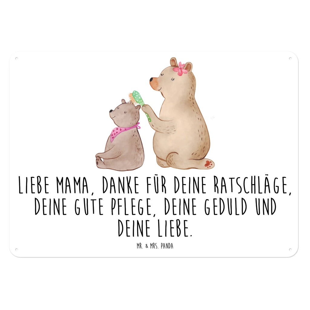 Blechschild Bär mit Kind Dekoschild Metall, Türschild Metall, Blechschild Zum Aufhängen, Blechschild Büro, Blechschild Für Frauen, Blechschild Groß, Blechschild, Wandschild Metall, Blechschild Für Männer, Blechschild Küche, Muttertag, Schwester, Mama, Bruder, Vatertag, Papa, Oma, Opa, Familie, Mutti, Mutter, Geschenk