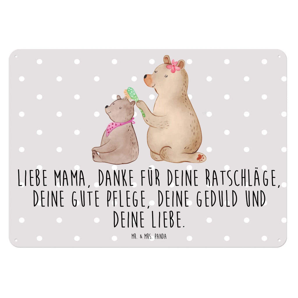 Blechschild Bär mit Kind Dekoschild Metall, Türschild Metall, Blechschild Zum Aufhängen, Blechschild Büro, Blechschild Für Frauen, Blechschild Groß, Blechschild, Wandschild Metall, Blechschild Für Männer, Blechschild Küche, Muttertag, Schwester, Mama, Bruder, Vatertag, Papa, Oma, Opa, Familie, Mutti, Mutter, Geschenk