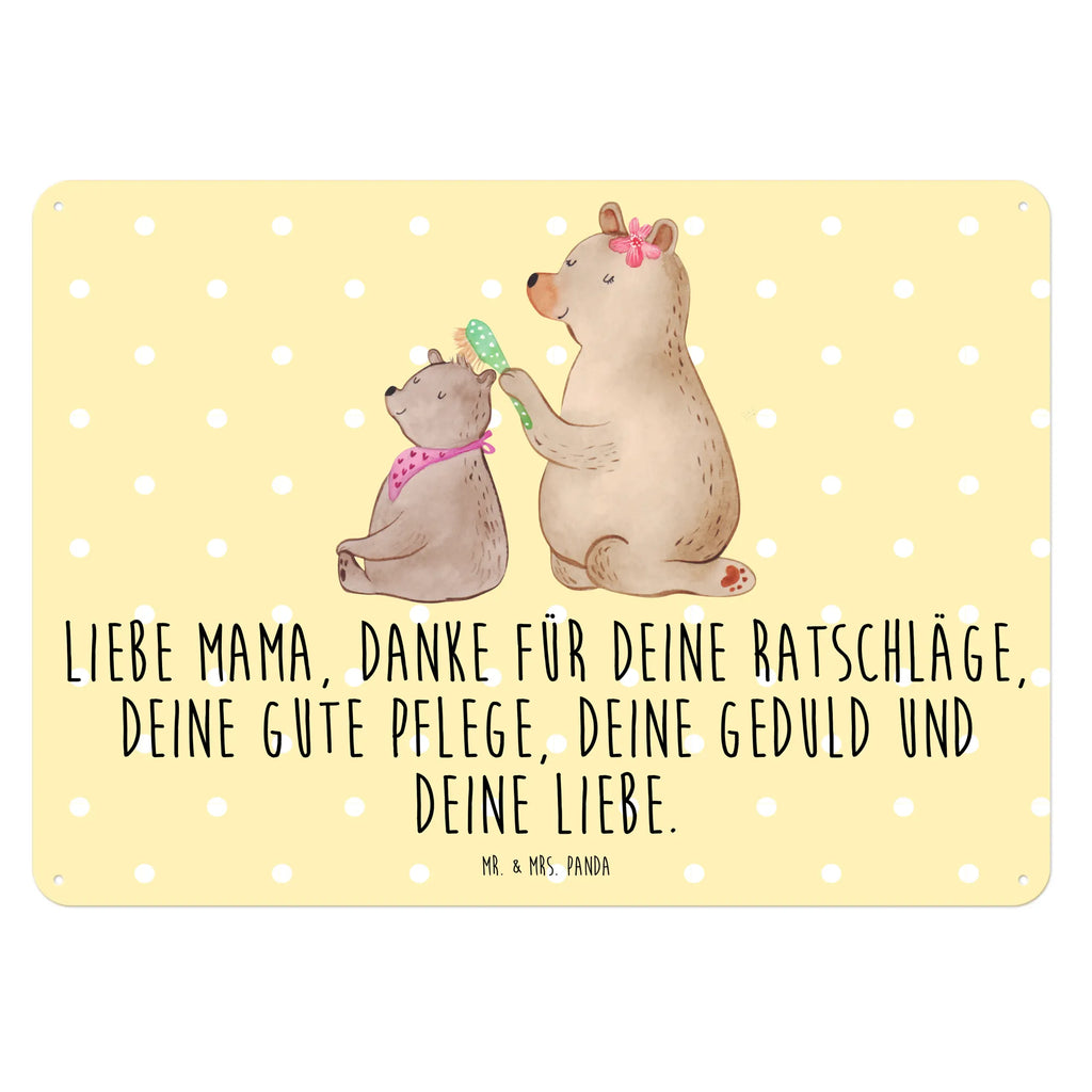 Blechschild Bär mit Kind Dekoschild Metall, Türschild Metall, Blechschild Zum Aufhängen, Blechschild Büro, Blechschild Für Frauen, Blechschild Groß, Blechschild, Wandschild Metall, Blechschild Für Männer, Blechschild Küche, Muttertag, Schwester, Mama, Bruder, Vatertag, Papa, Oma, Opa, Familie, Mutti, Mutter, Geschenk