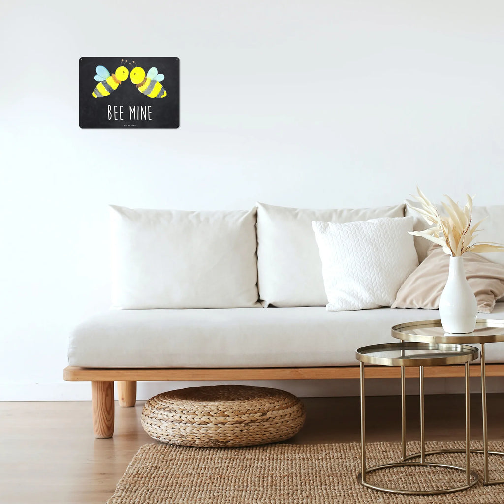 Tin sign bee Love Blechschild Groß, Türschild Metall, Wandschild Metall, Blechschild Zum Aufhängen, Dekoschild Metall, Blechschild Für Frauen, Blechschild, Blechschild Für Männer, Blechschild Büro, Blechschild Küche, Hummel, Biene, Wespe