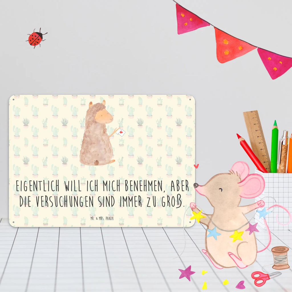 Tin sign alpaca banner Blechschild Zum Aufhängen, Blechschild Küche, Wandschild Metall, Blechschild, Blechschild Büro, Blechschild Für Frauen, Blechschild Groß, Türschild Metall, Dekoschild Metall, Blechschild Für Männer, Lama, Alpaka, Lamas, Liebe, Alpakas