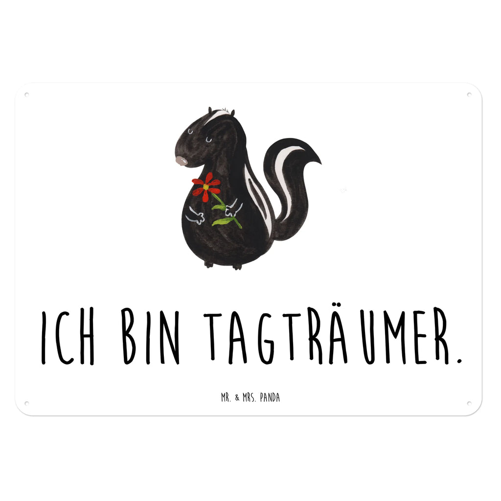 Blechschild Stinktier Blume Blechschild Für Männer, Dekoschild Metall, Blechschild Groß, Blechschild Küche, Türschild Metall, Blechschild Büro, Blechschild Für Frauen, Blechschild Zum Aufhängen, Blechschild, Wandschild Metall, Skunk, Stinktier, Wildtier, Dreams, Raubtier, Stinki, Verträumt, Träume, Tagträumer, Stinker