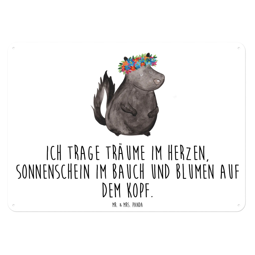 Tin sign skunk Girl Blechschild Küche, Blechschild Für Frauen, Wandschild Metall, Türschild Metall, Blechschild, Blechschild Zum Aufhängen, Blechschild Groß, Dekoschild Metall, Blechschild Für Männer, Blechschild Büro, Stinktier, Skunk, Namaste, Yoga, Stinki, Wildtier, Raubtier, Stinker