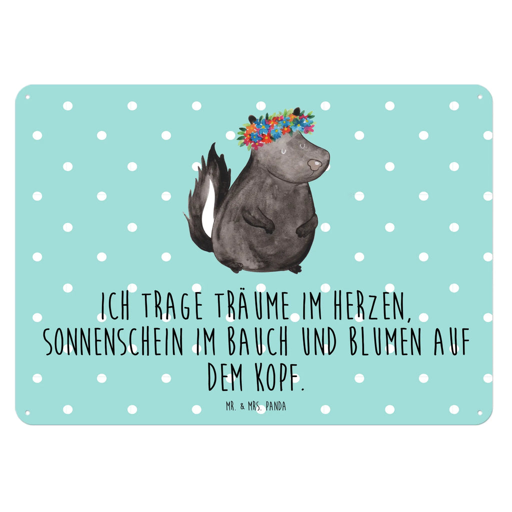 Tin sign skunk Girl Blechschild Küche, Blechschild Für Frauen, Wandschild Metall, Türschild Metall, Blechschild, Blechschild Zum Aufhängen, Blechschild Groß, Dekoschild Metall, Blechschild Für Männer, Blechschild Büro, Stinktier, Skunk, Namaste, Yoga, Stinki, Wildtier, Raubtier, Stinker