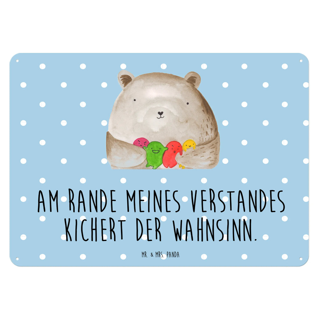 Blechschild Bär Gefühl Dekoschild Metall, Blechschild Küche, Blechschild Für Frauen, Blechschild Groß, Wandschild Metall, Blechschild, Blechschild Büro, Blechschild Für Männer, Türschild Metall, Blechschild Zum Aufhängen, Teddy, Bär, Teddybär, Durchgedreht, Verrückt, Wahnsinn