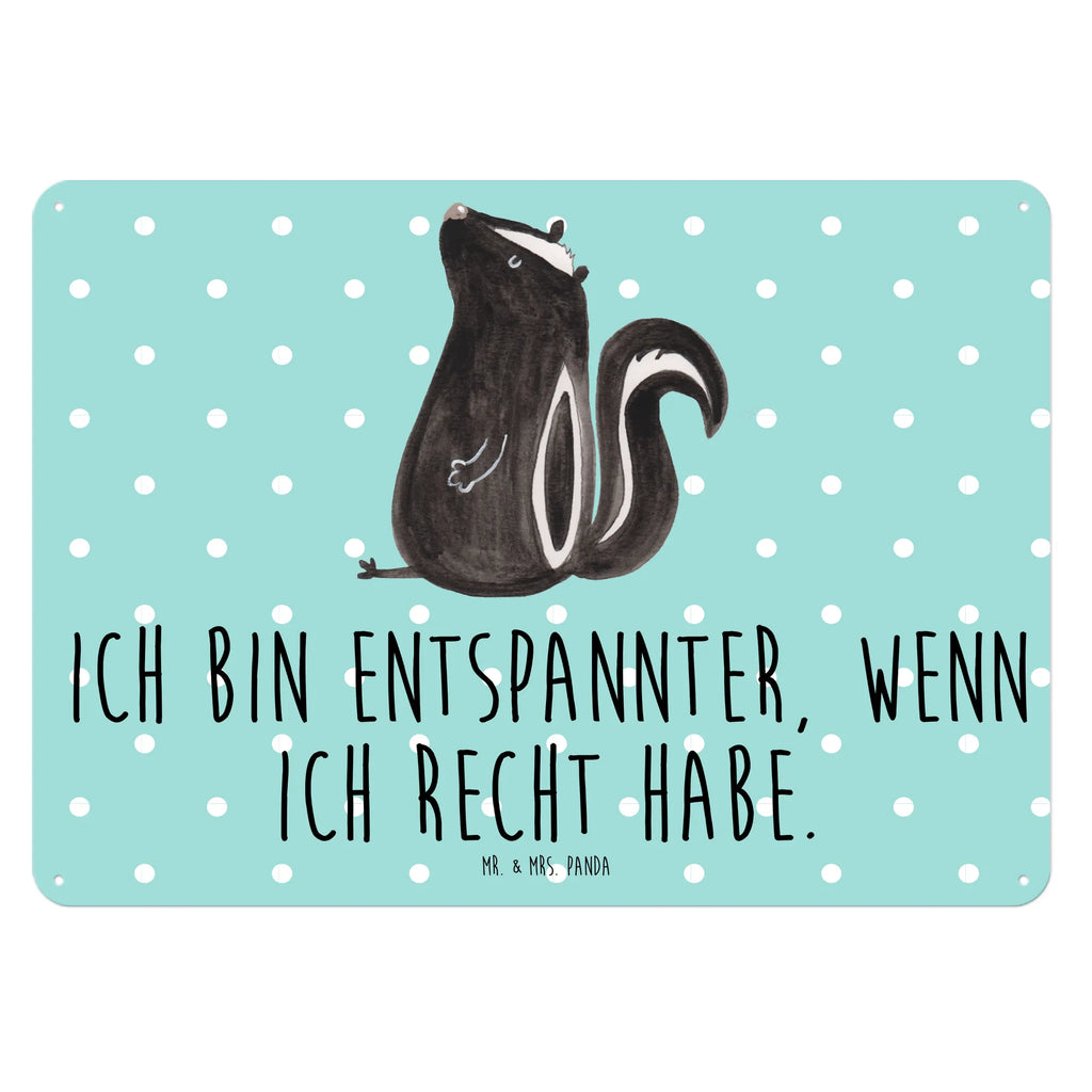 Blechschild Stinktier Sitzen Wandschild Metall, Dekoschild Metall, Blechschild, Blechschild Für Männer, Blechschild Küche, Blechschild Groß, Türschild Metall, Blechschild Büro, Blechschild Für Frauen, Blechschild Zum Aufhängen, Skunk, Stinktier, Spruch, Büro, Raubtier, Wildtier, Stinki, Recht, Besserwisser, Stinker