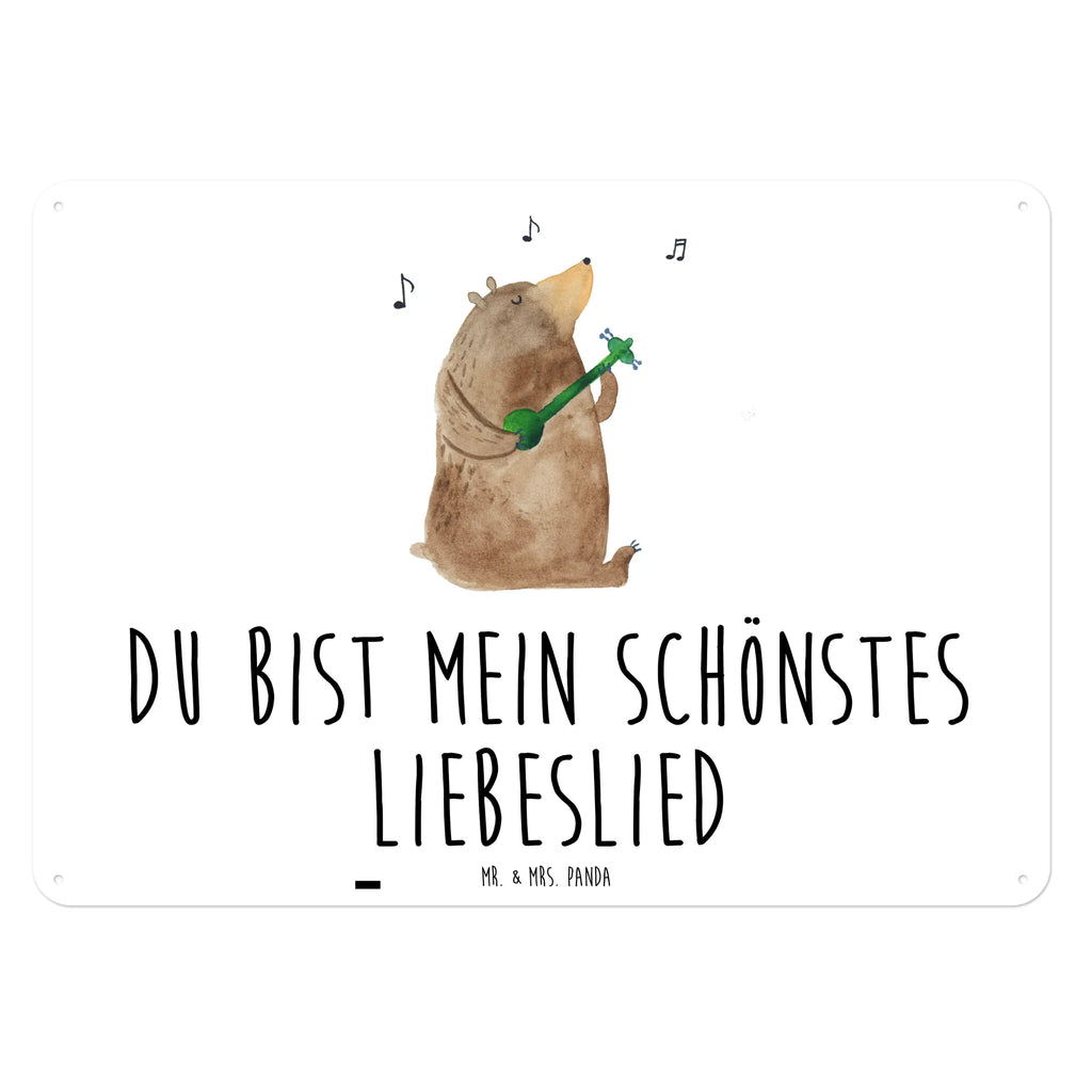 Blechschild Bär Lied Blechschild, Türschild Metall, Blechschild Groß, Blechschild Zum Aufhängen, Blechschild Für Frauen, Blechschild Küche, Blechschild Büro, Dekoschild Metall, Blechschild Für Männer, Wandschild Metall, Bär, Teddy, Teddybär, Valentinstag, Spruch, Valentine, Lied, Geschenk, Bärchen, Liebeslied, Liebe, Bear, Frau, Partner, Freundin, Song, Herz