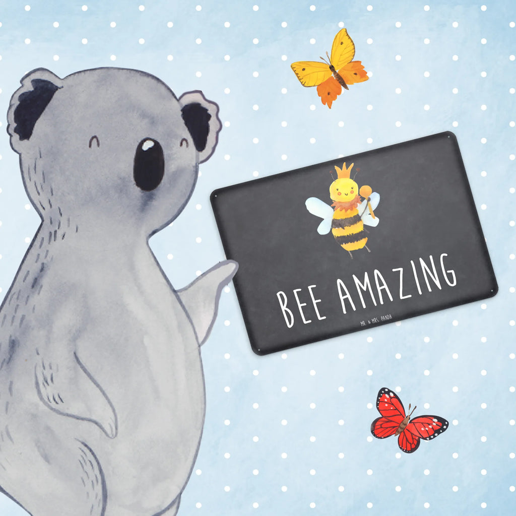 Blechschild Biene König Blechschild Groß, Blechschild Zum Aufhängen, Blechschild Büro, Dekoschild Metall, Blechschild Für Frauen, Türschild Metall, Wandschild Metall, Blechschild Küche, Blechschild Für Männer, Blechschild, Hummel, Biene, Wespe