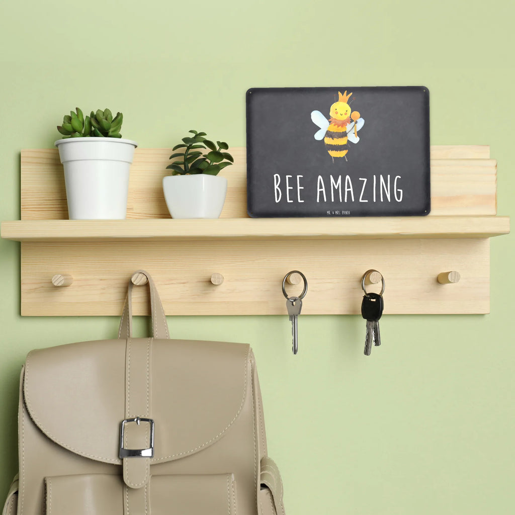 Blechschild Biene König Blechschild Groß, Blechschild Zum Aufhängen, Blechschild Büro, Dekoschild Metall, Blechschild Für Frauen, Türschild Metall, Wandschild Metall, Blechschild Küche, Blechschild Für Männer, Blechschild, Hummel, Biene, Wespe