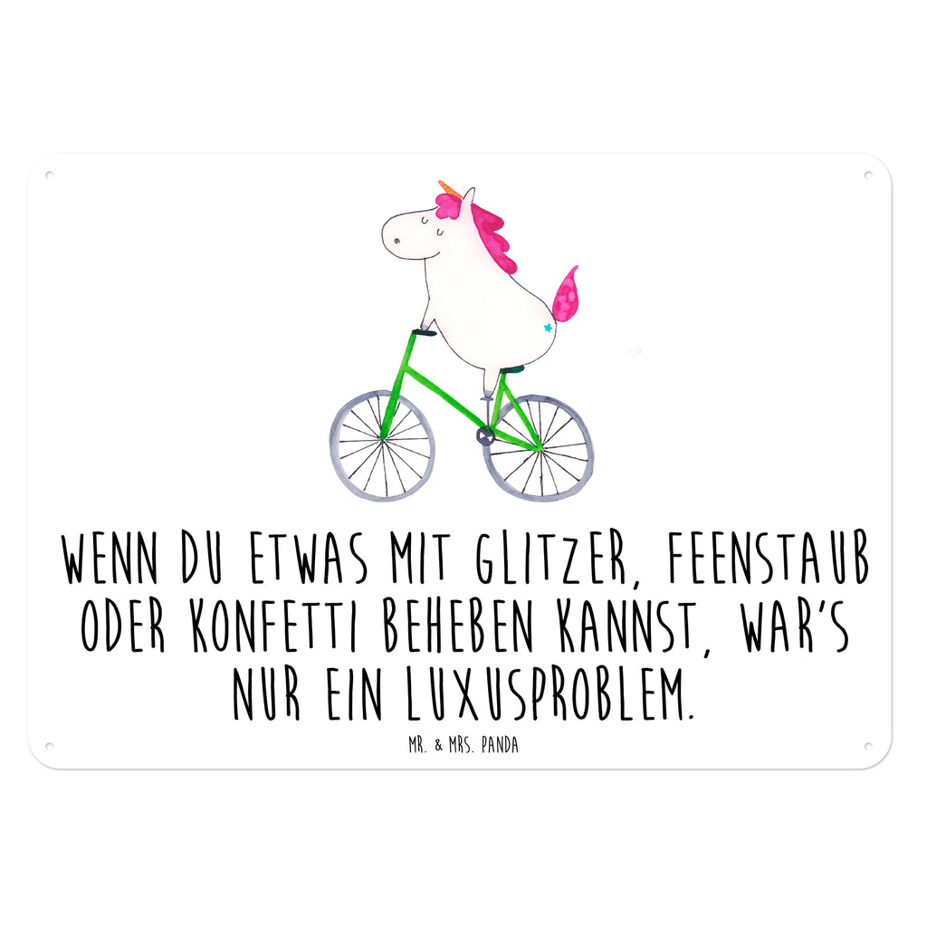 Blechschild Einhorn Radfahrer Blechschild Für Frauen, Wandschild Metall, Dekoschild Metall, Blechschild Zum Aufhängen, Blechschild Für Männer, Blechschild Groß, Blechschild, Blechschild Küche, Blechschild Büro, Türschild Metall, Unicorn, Einhorn, Einhörner, Einhorn Deko, Luxusproblem, Radfahren, Feenstaub, Liebeskummer, Konfetti, Rad, Bike, Kummer, Radfahrer