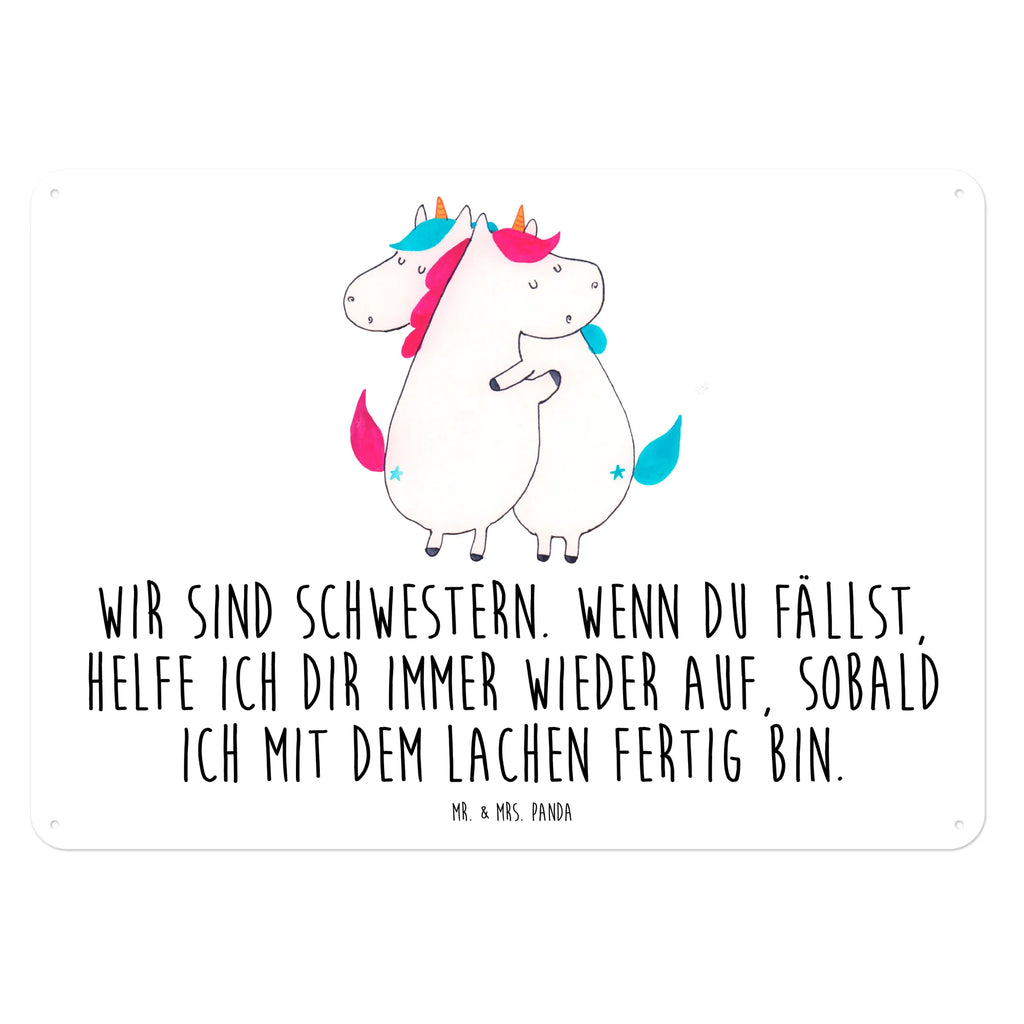 Tin sign unicorns Embrace Blechschild Für Männer, Türschild Metall, Blechschild Groß, Blechschild Büro, Blechschild, Wandschild Metall, Dekoschild Metall, Blechschild Küche, Blechschild Für Frauen, Blechschild Zum Aufhängen, Unicorn, Einhorn, Einhörner, Einhorn Deko, Schwestern, Freundinnen, Freundin, Geschwister, Liebe, Sister, BFF, Familie, Schwester