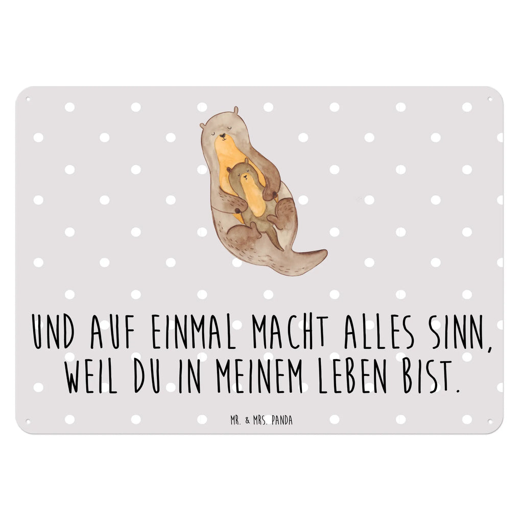 Blechschild Otter Kind Wandschild Metall, Dekoschild Metall, Blechschild, Blechschild Groß, Blechschild Büro, Blechschild Küche, Türschild Metall, Blechschild Für Männer, Blechschild Zum Aufhängen, Blechschild Für Frauen, Otter, Seeotter, Fischotter, Otter Seeotter See Otter