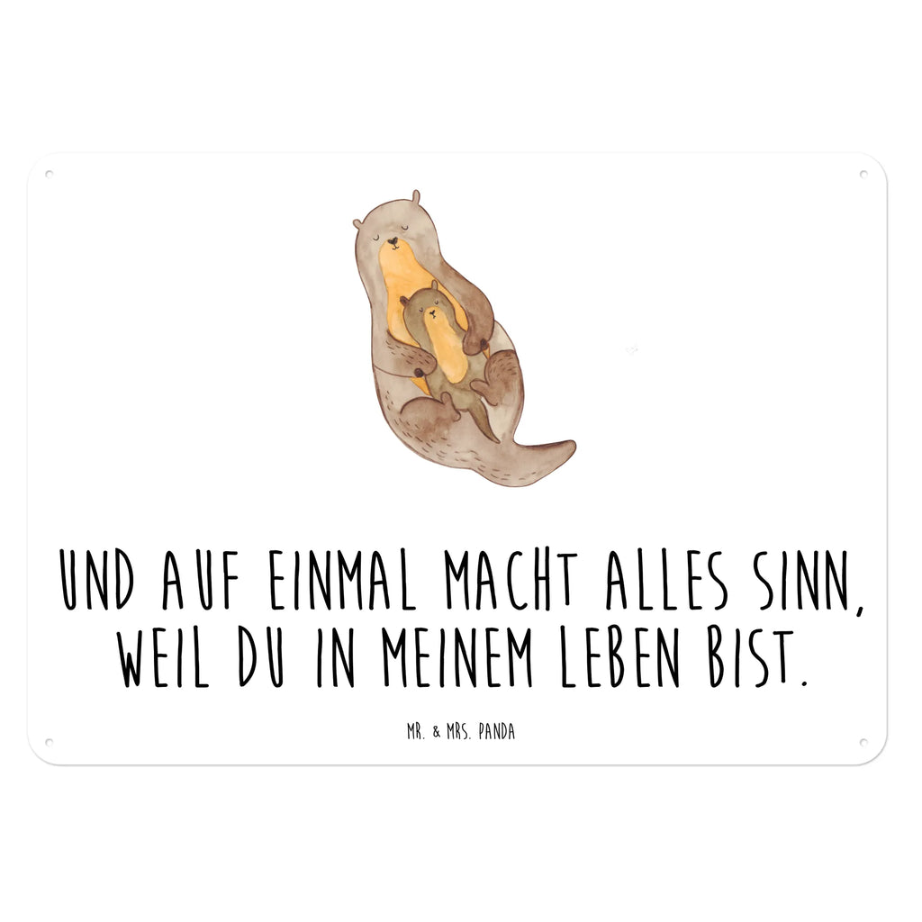 Blechschild Otter Kind Wandschild Metall, Dekoschild Metall, Blechschild, Blechschild Groß, Blechschild Büro, Blechschild Küche, Türschild Metall, Blechschild Für Männer, Blechschild Zum Aufhängen, Blechschild Für Frauen, Otter, Seeotter, Fischotter, Otter Seeotter See Otter