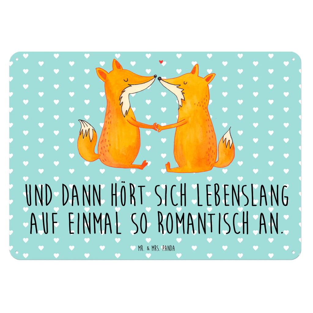 Blechschild Füchse Liebe Dekoschild Metall, Blechschild Für Männer, Türschild Metall, Blechschild Büro, Blechschild Für Frauen, Wandschild Metall, Blechschild Küche, Blechschild, Blechschild Groß, Blechschild Zum Aufhängen, Fuchs, Liebespaar, Verlobte, Fox, Paar, Partner, Liebesbeweis, Füchse, Ehefrau, Ehemann, Liebe, Freund, Ehe, Freundin