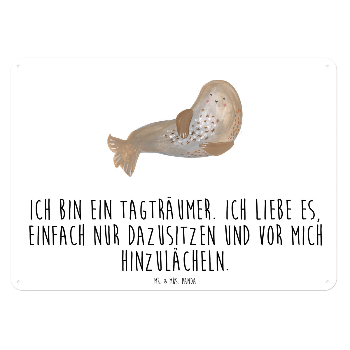 Tin sign seal Laugh