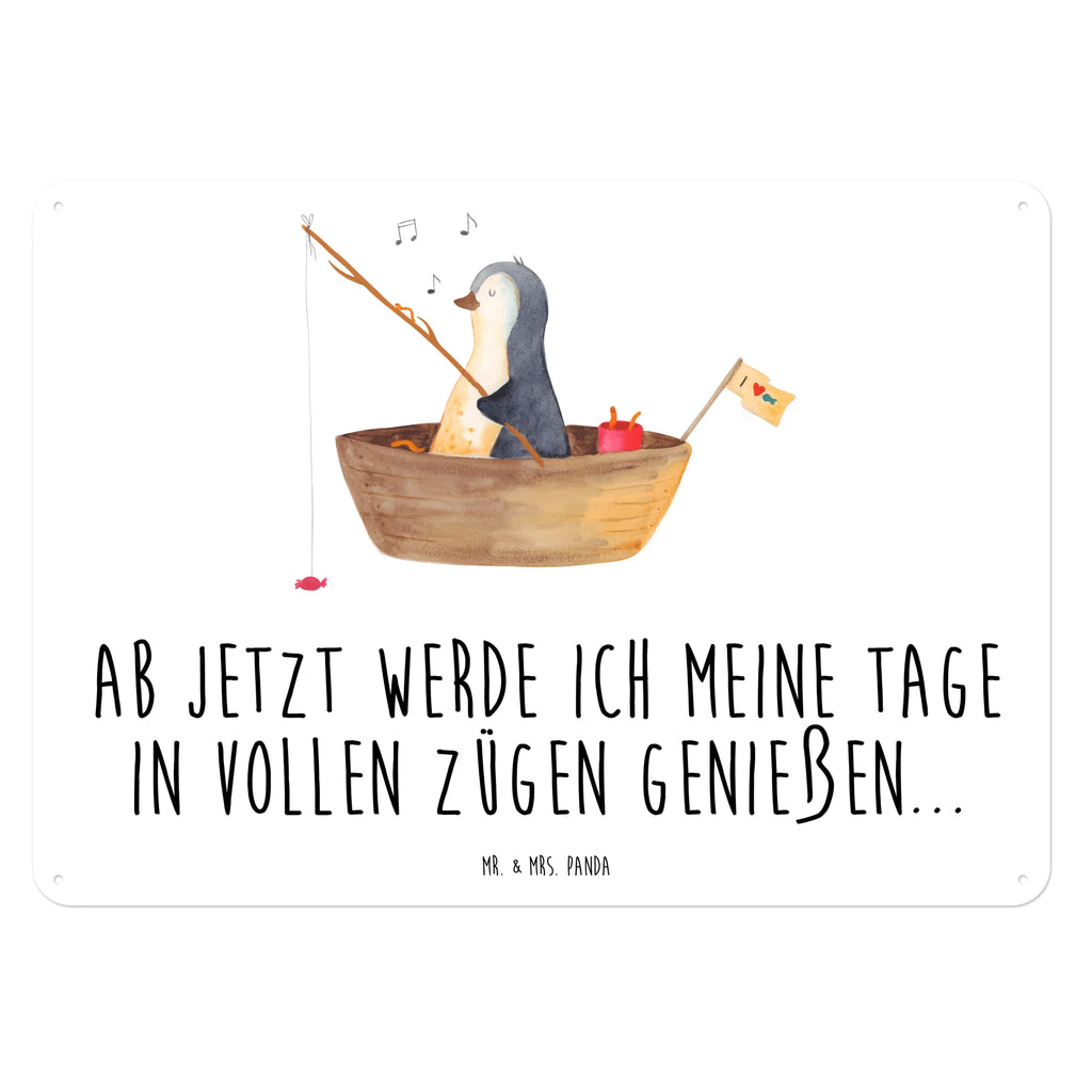 Blechschild Pinguin Angelboot Blechschild, Wandschild Metall, Blechschild Für Männer, Blechschild Küche, Blechschild Zum Aufhängen, Blechschild Groß, Türschild Metall, Blechschild Für Frauen, Blechschild Büro, Dekoschild Metall, Pinguin, Geschenkidee Liebeskummer, Pinguine, Scheidung, Motivation, Trennung, Boot, Neuanfang, Angeln, Neustart, Lebenslust, Angelboot, Genießen, Leben