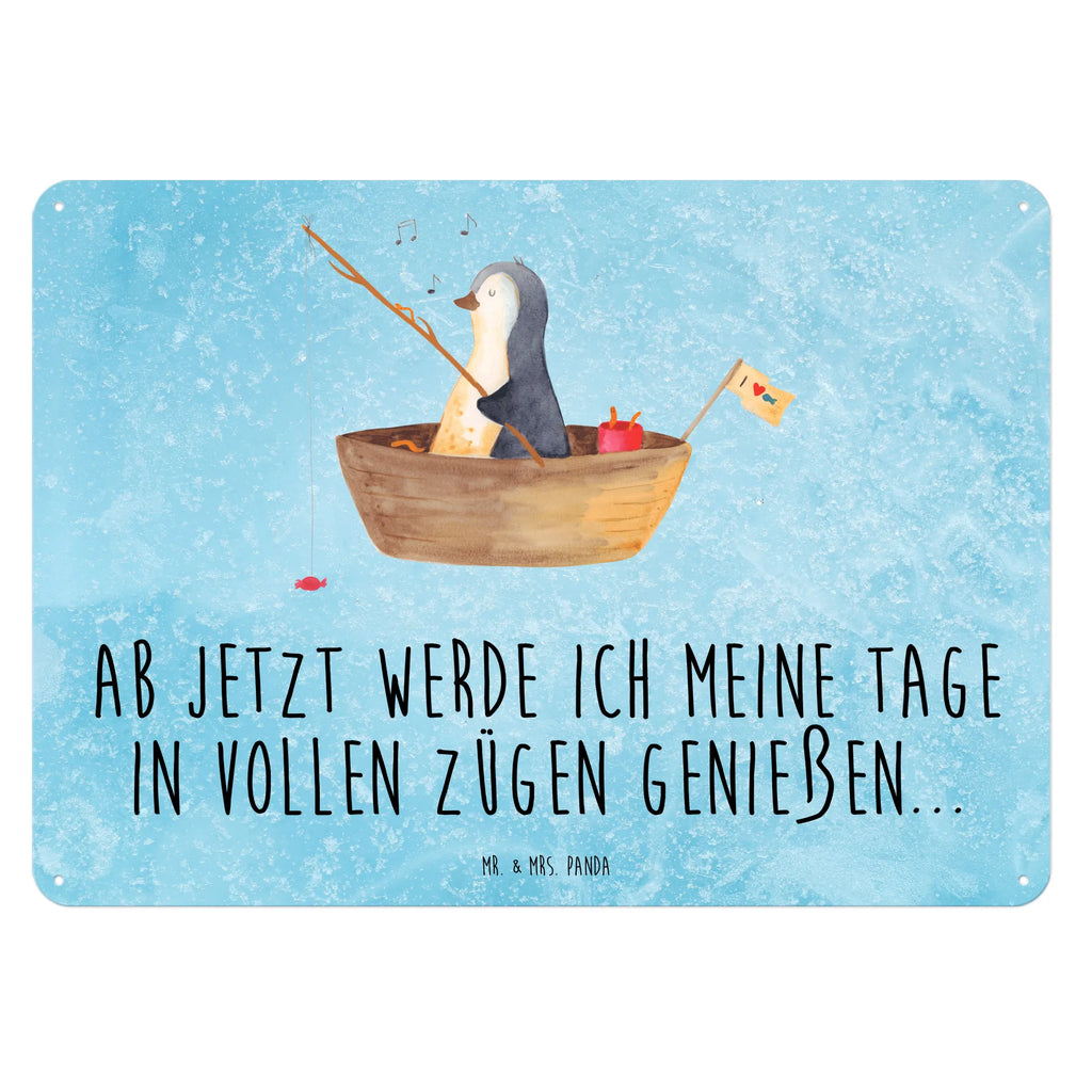 Blechschild Pinguin Angelboot Blechschild, Wandschild Metall, Blechschild Für Männer, Blechschild Küche, Blechschild Zum Aufhängen, Blechschild Groß, Türschild Metall, Blechschild Für Frauen, Blechschild Büro, Dekoschild Metall, Pinguin, Geschenkidee Liebeskummer, Pinguine, Scheidung, Motivation, Trennung, Boot, Neuanfang, Angeln, Neustart, Lebenslust, Angelboot, Genießen, Leben