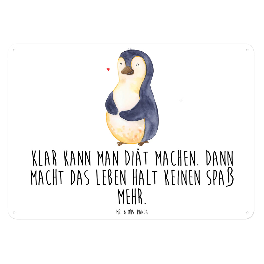 Blechschild Pinguin Diät Dekoschild Metall, Blechschild Zum Aufhängen, Türschild Metall, Blechschild, Wandschild Metall, Blechschild Büro, Blechschild Groß, Blechschild Für Frauen, Blechschild Für Männer, Blechschild Küche, Pinguin, Motivation, Körperliebe, Pinguine, Selbstliebe, Abnehmen, Abspecken, Gewicht, Diät, Selbstrespekt