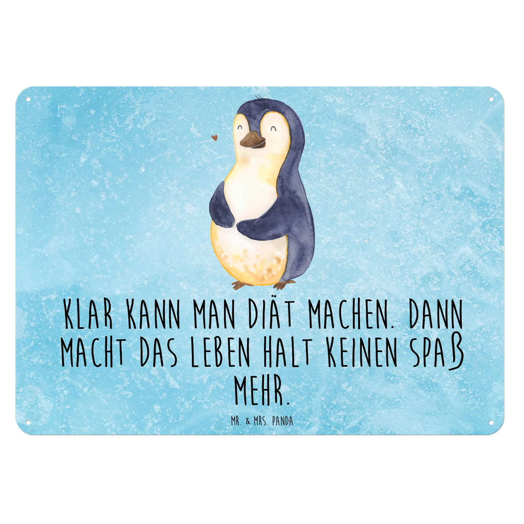 Blechschild Pinguin Diät Dekoschild Metall, Blechschild Zum Aufhängen, Türschild Metall, Blechschild, Wandschild Metall, Blechschild Büro, Blechschild Groß, Blechschild Für Frauen, Blechschild Für Männer, Blechschild Küche, Pinguin, Motivation, Körperliebe, Pinguine, Selbstliebe, Abnehmen, Abspecken, Gewicht, Diät, Selbstrespekt
