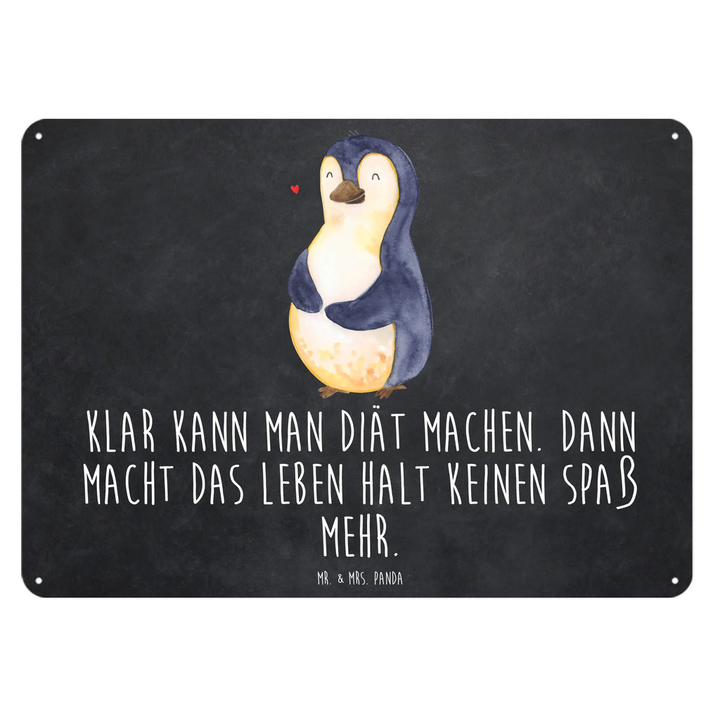 Blechschild Pinguin Diät Dekoschild Metall, Blechschild Zum Aufhängen, Türschild Metall, Blechschild, Wandschild Metall, Blechschild Büro, Blechschild Groß, Blechschild Für Frauen, Blechschild Für Männer, Blechschild Küche, Pinguin, Motivation, Körperliebe, Pinguine, Selbstliebe, Abnehmen, Abspecken, Gewicht, Diät, Selbstrespekt