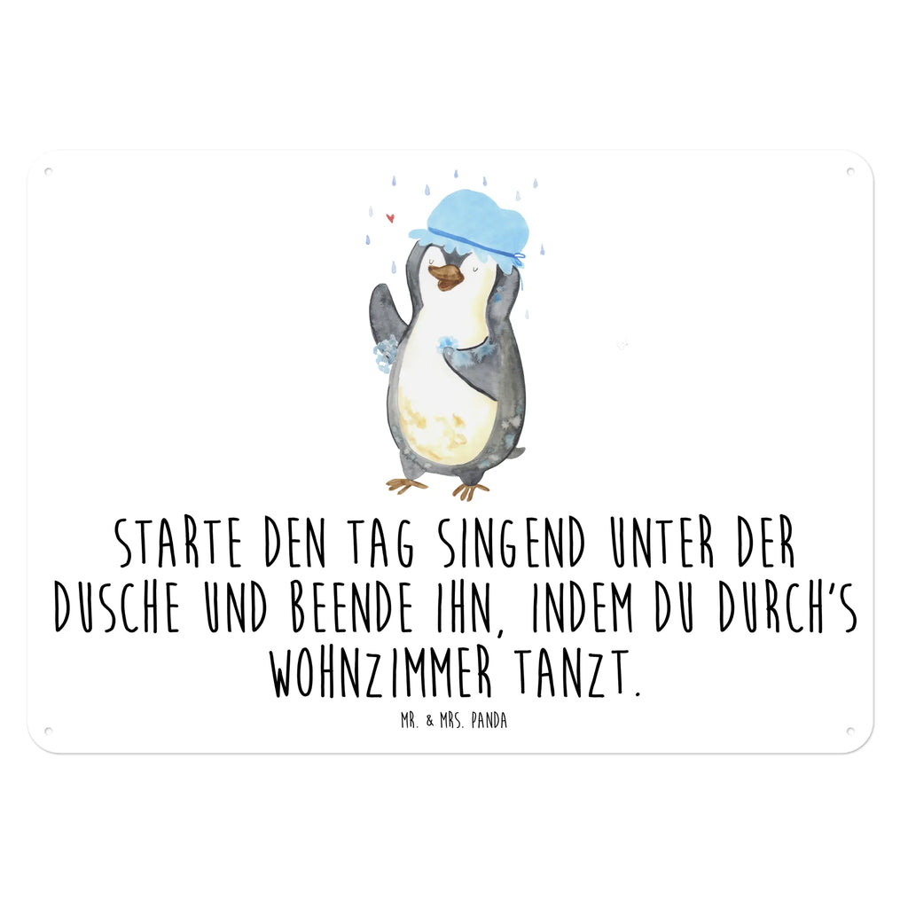 Blechschild Pinguin duscht Blechschild Für Frauen, Dekoschild Metall, Blechschild Für Männer, Blechschild Groß, Blechschild Küche, Blechschild Zum Aufhängen, Wandschild Metall, Blechschild, Blechschild Büro, Türschild Metall, Pinguin, Dusche, glücklich sein, Pinguine, Duschen, Motivation, Neuanfang, Lebensmotto, Neustart