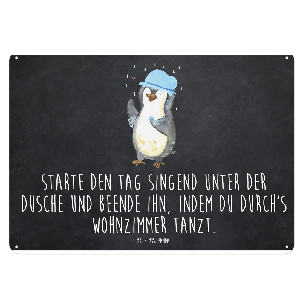 Blechschild Pinguin duscht Blechschild Für Frauen, Dekoschild Metall, Blechschild Für Männer, Blechschild Groß, Blechschild Küche, Blechschild Zum Aufhängen, Wandschild Metall, Blechschild, Blechschild Büro, Türschild Metall, Pinguin, Dusche, glücklich sein, Pinguine, Duschen, Motivation, Neuanfang, Lebensmotto, Neustart