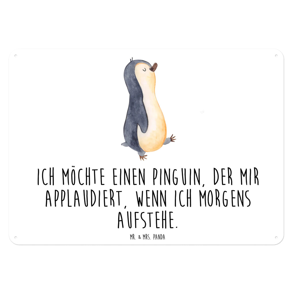 Blechschild Pinguin marschieren Blechschild Für Frauen, Blechschild, Blechschild Küche, Blechschild Für Männer, Blechschild Zum Aufhängen, Türschild Metall, Dekoschild Metall, Blechschild Groß, Wandschild Metall, Blechschild Büro, Pinguin, Pinguine, Langschläfer, Bruder, Familie, Frühaufsteher, Schwester