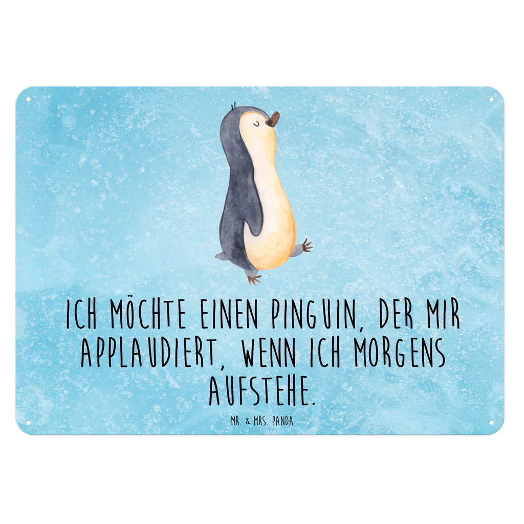 Blechschild Pinguin marschieren Blechschild Für Frauen, Blechschild, Blechschild Küche, Blechschild Für Männer, Blechschild Zum Aufhängen, Türschild Metall, Dekoschild Metall, Blechschild Groß, Wandschild Metall, Blechschild Büro, Pinguin, Pinguine, Langschläfer, Bruder, Familie, Frühaufsteher, Schwester