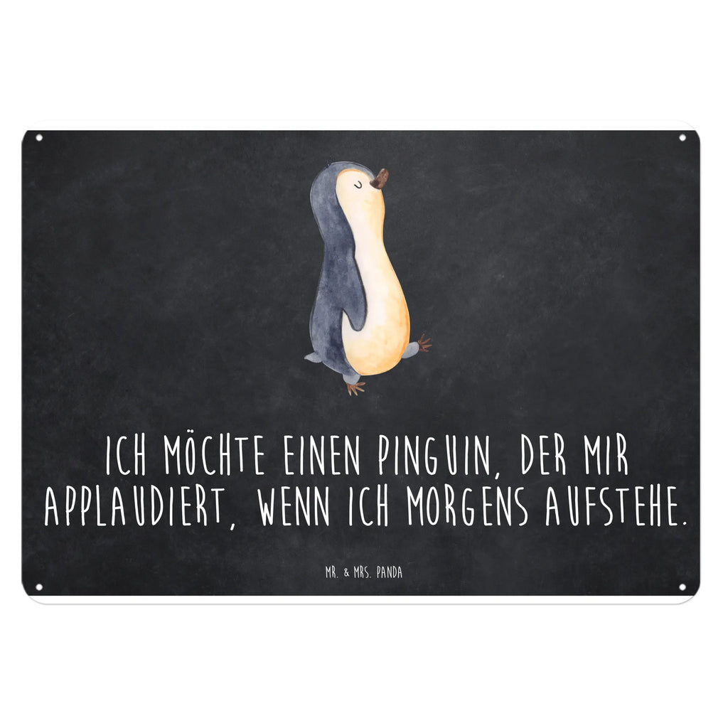 Blechschild Pinguin marschieren Blechschild Für Frauen, Blechschild, Blechschild Küche, Blechschild Für Männer, Blechschild Zum Aufhängen, Türschild Metall, Dekoschild Metall, Blechschild Groß, Wandschild Metall, Blechschild Büro, Pinguin, Pinguine, Langschläfer, Bruder, Familie, Frühaufsteher, Schwester