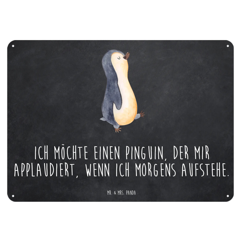 Blechschild Pinguin marschieren Blechschild Für Frauen, Blechschild, Blechschild Küche, Blechschild Für Männer, Blechschild Zum Aufhängen, Türschild Metall, Dekoschild Metall, Blechschild Groß, Wandschild Metall, Blechschild Büro, Pinguin, Pinguine, Langschläfer, Bruder, Familie, Frühaufsteher, Schwester