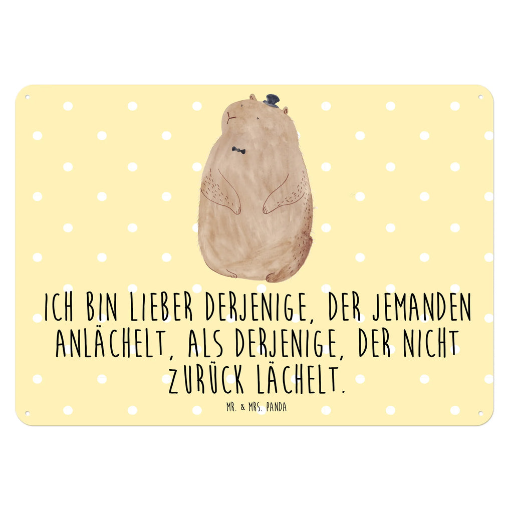 Tin sign Groundhog Blechschild Für Männer, Dekoschild Metall, Blechschild Für Frauen, Blechschild Büro, Blechschild, Blechschild Groß, Wandschild Metall, Türschild Metall, Blechschild Küche, Blechschild Zum Aufhängen, Tiere, Gute Laune, Tiermotive, Lustige Sprüche, Fröhlichkeit, Respekt, Murmeltier, Anstand, Knigge, Freundlichkeit