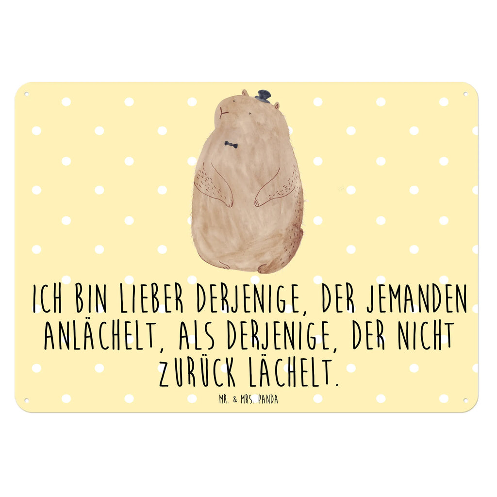 Tin sign Groundhog Blechschild Für Männer, Dekoschild Metall, Blechschild Für Frauen, Blechschild Büro, Blechschild, Blechschild Groß, Wandschild Metall, Türschild Metall, Blechschild Küche, Blechschild Zum Aufhängen, Tiere, Gute Laune, Tiermotive, Lustige Sprüche, Fröhlichkeit, Respekt, Murmeltier, Anstand, Knigge, Freundlichkeit