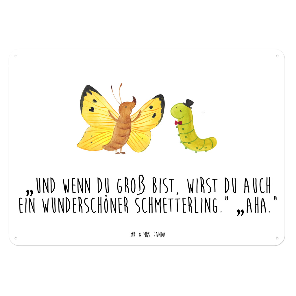 Blechschild Raupe Schmetterling Blechschild Groß, Türschild Metall, Wandschild Metall, Blechschild Für Männer, Dekoschild Metall, Blechschild Zum Aufhängen, Blechschild Büro, Blechschild Küche, Blechschild Für Frauen, Blechschild, Tiere, Tiermotive, Gute Laune, Lustige Sprüche, Hut, Aufwachsen, Schmetterling, Hütchen, Kokon, Raupe, Erwachsen Werden, Schönheit, Zitronenfalter, Entwicklung