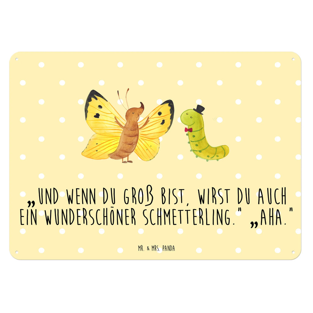 Blechschild Raupe Schmetterling Blechschild Groß, Türschild Metall, Wandschild Metall, Blechschild Für Männer, Dekoschild Metall, Blechschild Zum Aufhängen, Blechschild Büro, Blechschild Küche, Blechschild Für Frauen, Blechschild, Tiere, Tiermotive, Gute Laune, Lustige Sprüche, Hut, Aufwachsen, Schmetterling, Hütchen, Kokon, Raupe, Erwachsen Werden, Schönheit, Zitronenfalter, Entwicklung