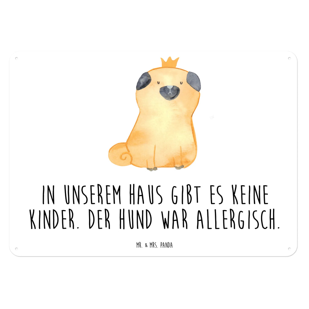 Tin sign pug Crown Blechschild Büro, Türschild Metall, Blechschild Küche, Blechschild Zum Aufhängen, Blechschild Für Frauen, Blechschild Groß, Blechschild Für Männer, Wandschild Metall, Dekoschild Metall, Blechschild, Hunderasse, Hundebesitzer, Hund, Haustier, Sprüche, Tierliebhaber, Hundemotiv, Hausregel, Mops, Hundebesitzer. Spruch, Allergisch, Kinderlos, Lustig