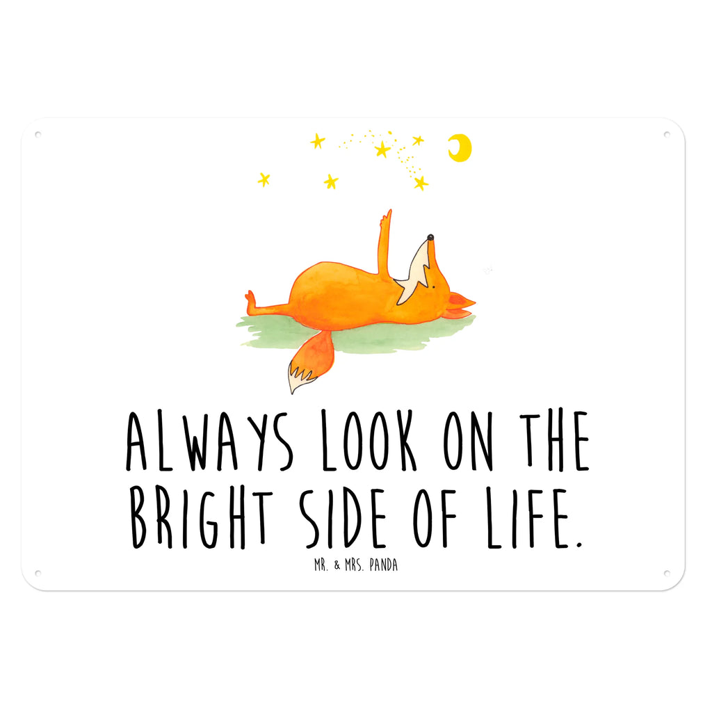 Blechschild Fuchs Sterne Blechschild, Blechschild Für Männer, Dekoschild Metall, Türschild Metall, Blechschild Für Frauen, Blechschild Groß, Blechschild Zum Aufhängen, Blechschild Küche, Wandschild Metall, Blechschild Büro, Fuchs, Füchse, Tröstende Worte, Spruch schön, Romantik, Always Look On The Bright Side Of Life, Spruch Positiv