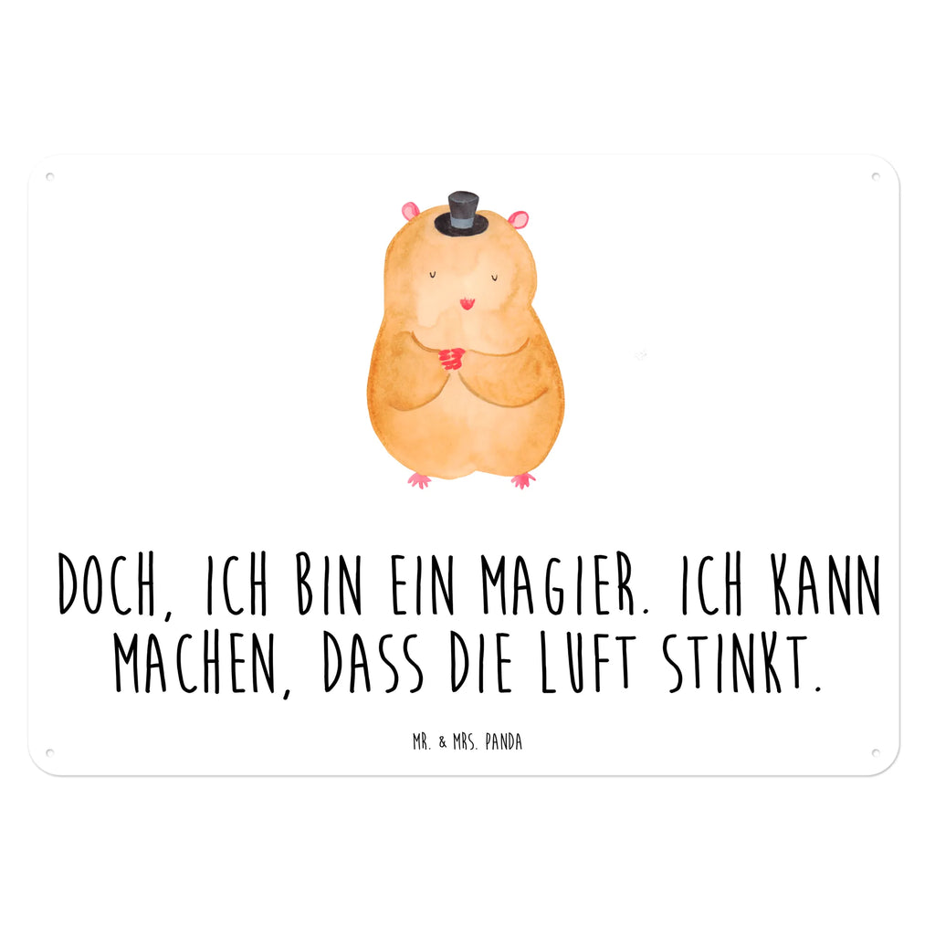 Blechschild Hamster Hut Blechschild Für Männer, Blechschild Groß, Dekoschild Metall, Türschild Metall, Blechschild, Blechschild Zum Aufhängen, Wandschild Metall, Blechschild Für Frauen, Blechschild Büro, Blechschild Küche, Tiere, Tiermotive, Lustige Sprüche, Gute Laune, Hamster, Hut, Zylinder, Zauberer, Zwerghamster, Magier