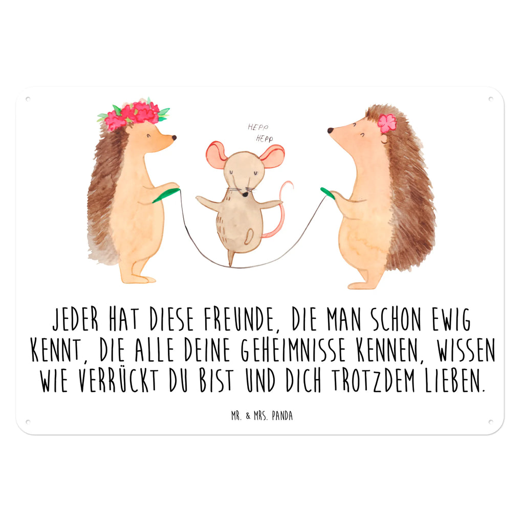 Blechschild Igel Seilhüpfen Türschild Metall, Dekoschild Metall, Blechschild, Blechschild Küche, Blechschild Zum Aufhängen, Blechschild Groß, Wandschild Metall, Blechschild Für Frauen, Blechschild Büro, Blechschild Für Männer, Tiere, Gute Laune, Tiermotive, Lustige Sprüche, Igel, Kinder, Maus, Seilspringen, Kindergarten, Seilhüpfen