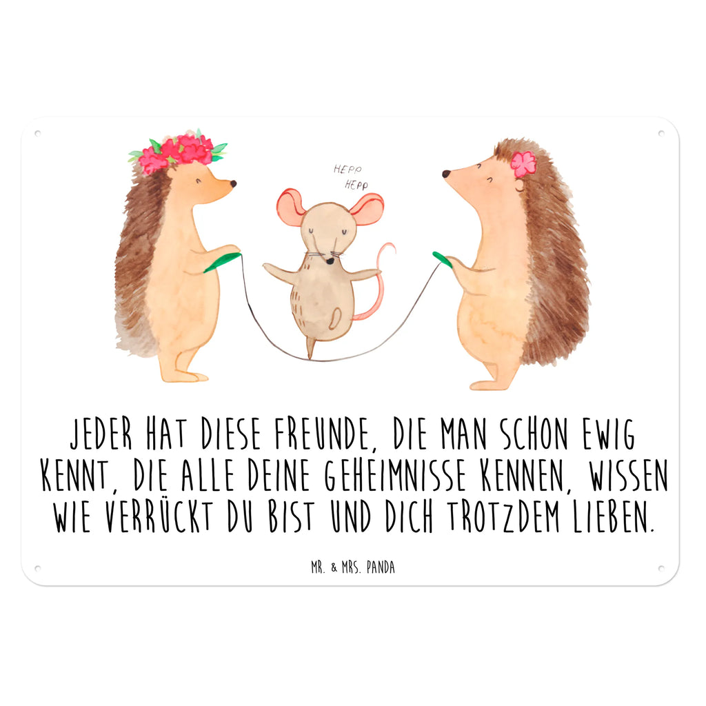 Blechschild Igel Seilhüpfen Türschild Metall, Dekoschild Metall, Blechschild, Blechschild Küche, Blechschild Zum Aufhängen, Blechschild Groß, Wandschild Metall, Blechschild Für Frauen, Blechschild Büro, Blechschild Für Männer, Tiere, Gute Laune, Tiermotive, Lustige Sprüche, Igel, Kinder, Maus, Seilspringen, Kindergarten, Seilhüpfen