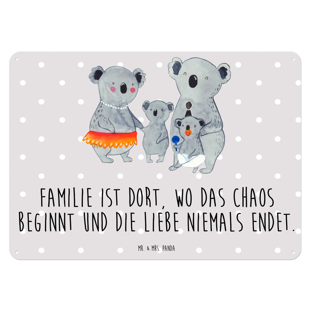 Tin sign Koala Family Blechschild Groß, Dekoschild Metall, Blechschild Zum Aufhängen, Türschild Metall, Wandschild Metall, Blechschild Für Männer, Blechschild Büro, Blechschild Küche, Blechschild Für Frauen, Blechschild, Muttertag, Schwester, Mama, Bruder, Vatertag, Papa, Oma, Opa, Familie, Family, Kinder, Koala, Familienleben, Geschwister, Koalas