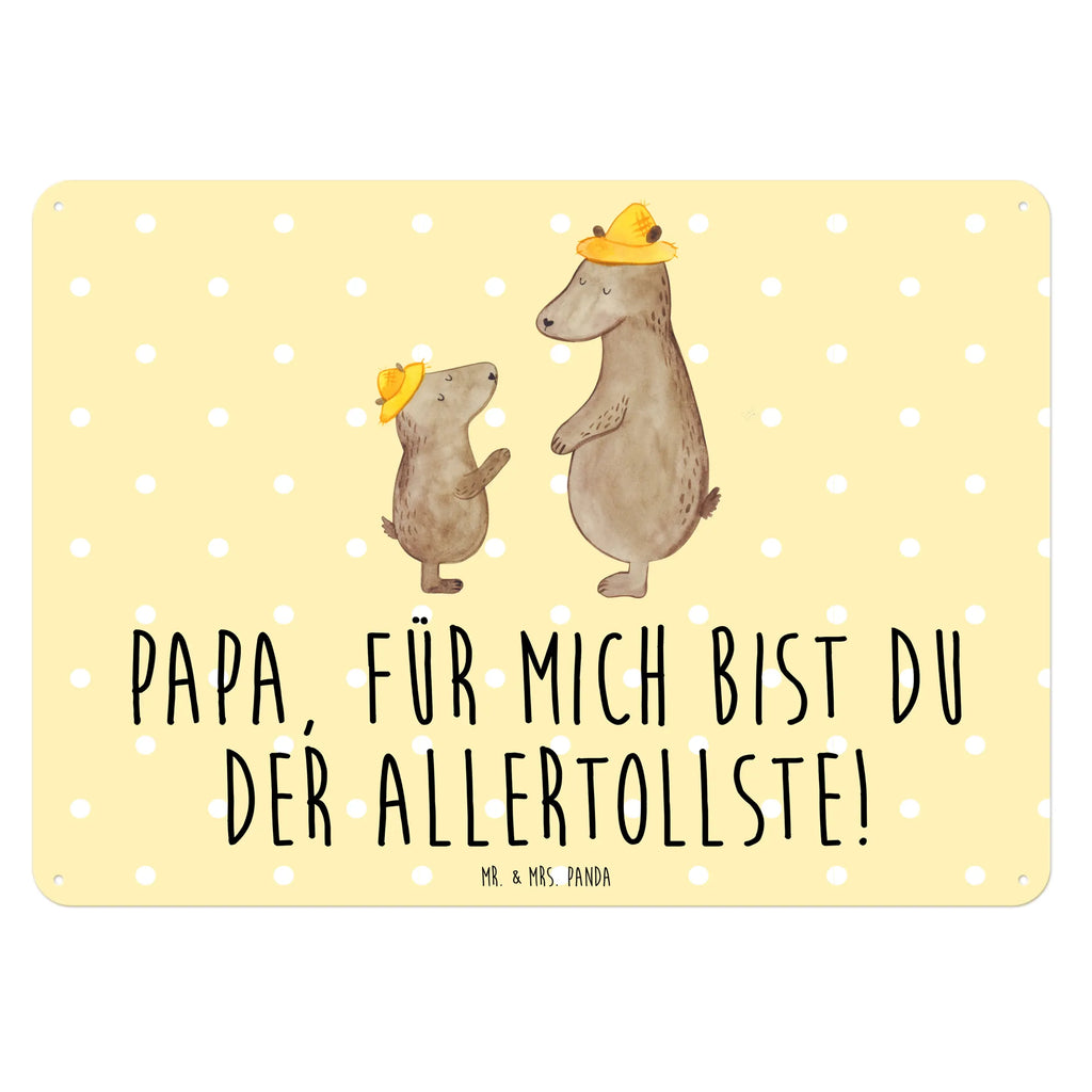 Blechschild Bären mit Hut Blechschild Für Männer, Türschild Metall, Blechschild Groß, Blechschild Für Frauen, Blechschild Büro, Blechschild Küche, Blechschild Zum Aufhängen, Blechschild, Wandschild Metall, Dekoschild Metall, Muttertag, Vatertag, Mama, Papa, Oma, Opa, Familie, Schwester, Bruder, Söhne, Sohn, Vater, Kinder, Kind, Bär, Dad, Daddy, Vater-Sohn, Vorbild, Papi, Bären, Family, Paps, Lieblingsmensch