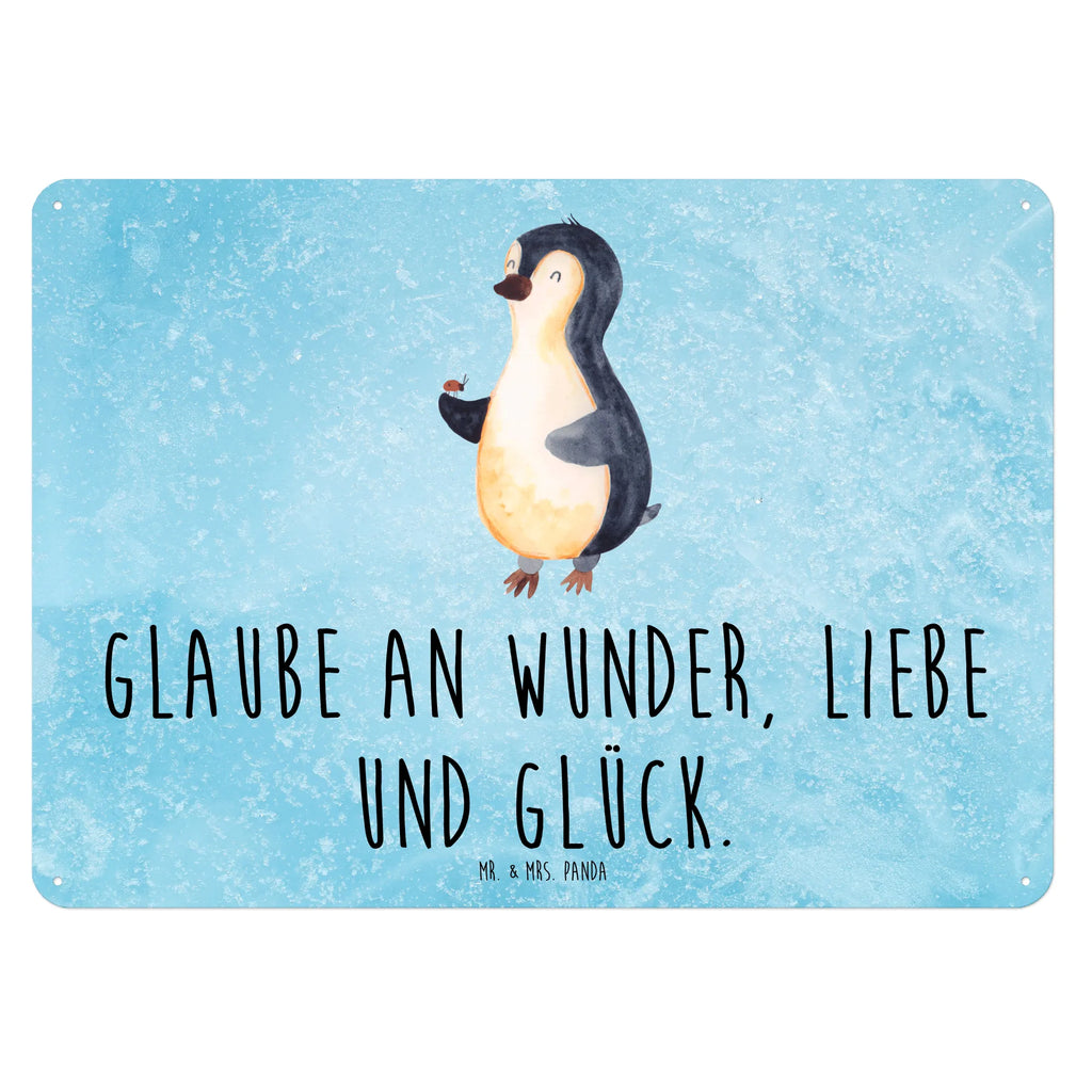 Blechschild Pinguin Marienkäfer Blechschild Büro, Blechschild Groß, Türschild Metall, Blechschild Für Männer, Blechschild Für Frauen, Wandschild Metall, Blechschild Küche, Blechschild, Dekoschild Metall, Blechschild Zum Aufhängen, Pinguin, Freude, Glück, Wunder, Marienkäfer, Liebe, Pinguine, Lebensfreude