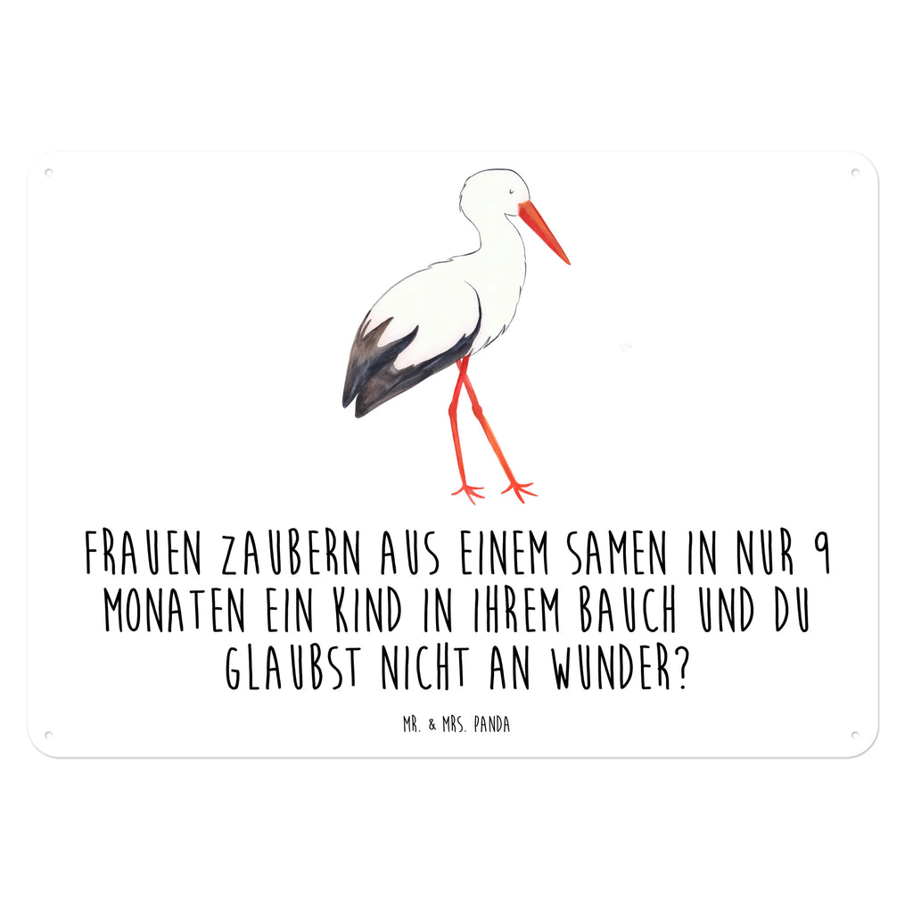Blechschild Storch Blechschild Zum Aufhängen, Wandschild Metall, Türschild Metall, Blechschild Für Frauen, Blechschild Groß, Dekoschild Metall, Blechschild Büro, Blechschild Für Männer, Blechschild, Blechschild Küche, Lustige Sprüche, Tiere, Tiermotive, Gute Laune, Mutter Werden, Babybauch, Schwangerschaft, Baby, Mütter, Geburt, Störche, Storch, Mutter, Schwanger