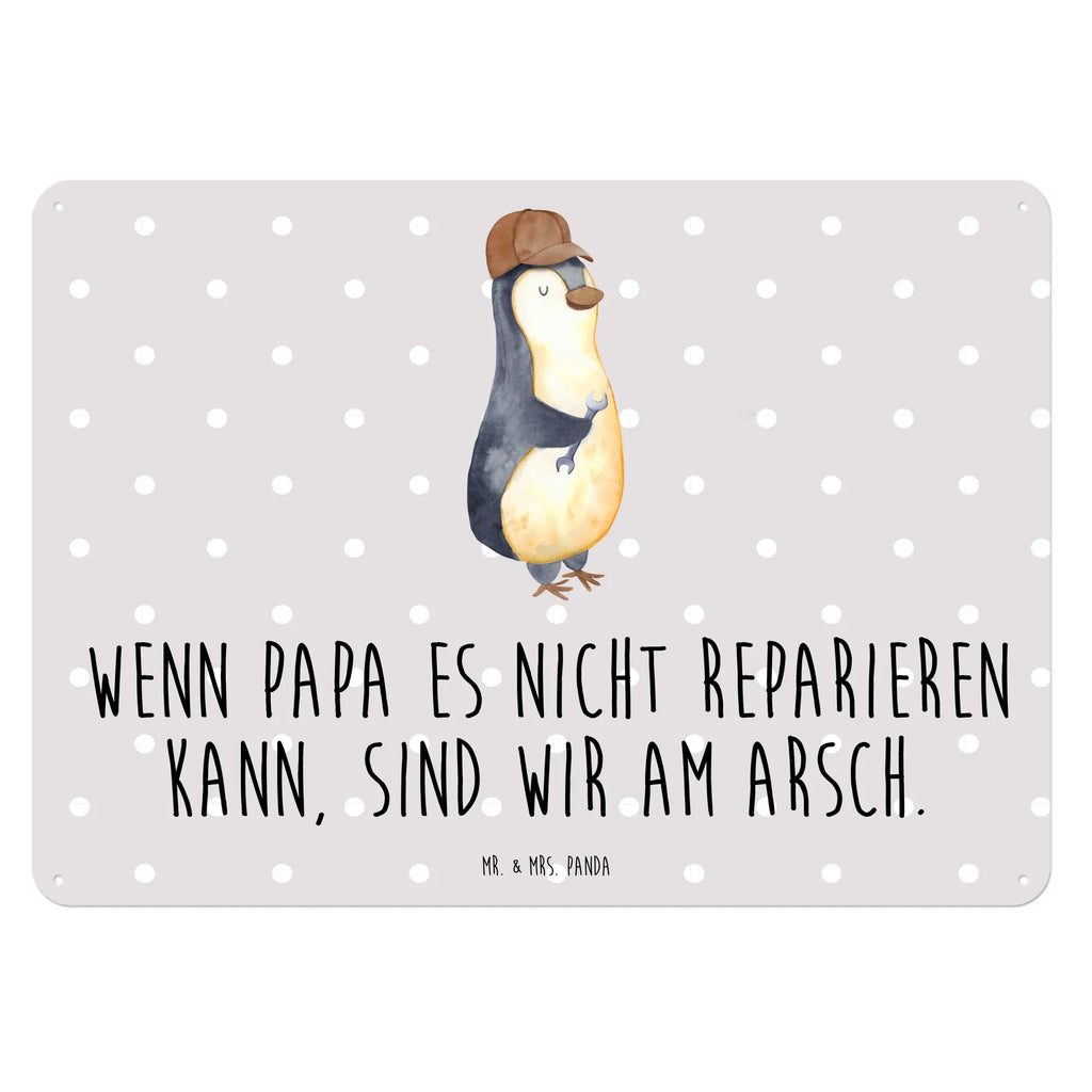 Tin sign If Daddy can't fix it, we're screwed. Blechschild, Metallschild, Geschenk Schild, Schild, Magnet-Metall-Schild, Deko Schild, Wandschild, Wand-Dekoration, Türschild, Familie, Vatertag, Muttertag, Bruder, Schwester, Mama, Papa, Oma, Opa, Vater, Geschenk Papa, Bester Papa der Welt